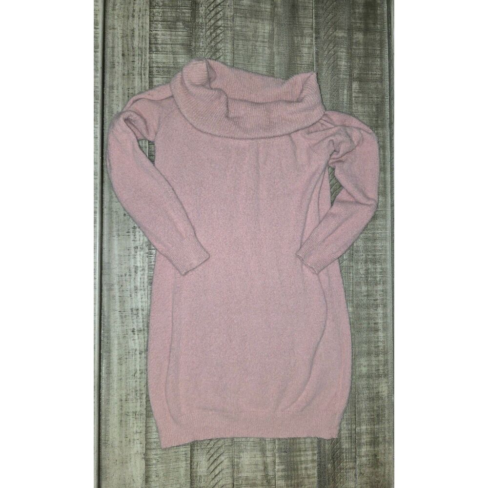 Pink Fuzzy Sweater Dress size large